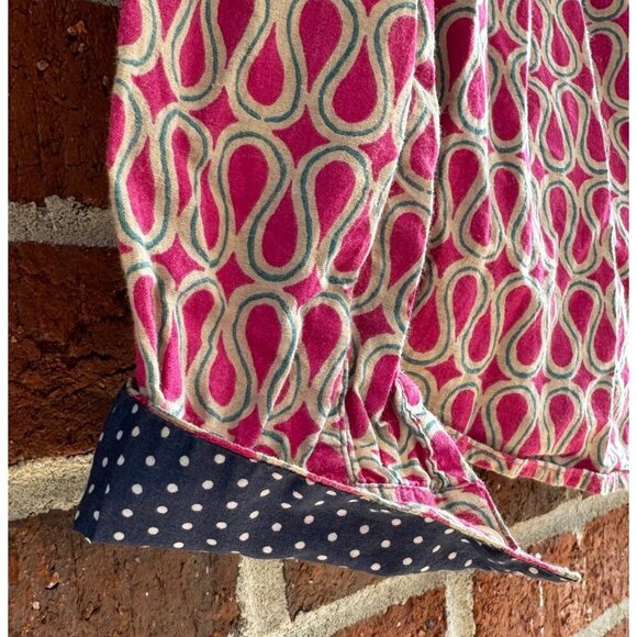Isabella Sinclair Pink Geometric Print Button-Front Blouse | XS - Picture 2 of 8